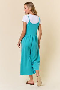 Sweet Like Candy Jumpsuit-Aqua